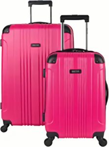 Kenneth Cole Luggage Collection Hardside Travel Bags Magenta Color