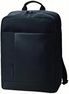 MANDALINA Duck Men's Backpack School Bag Nylon 68% Leather 32% Laptop