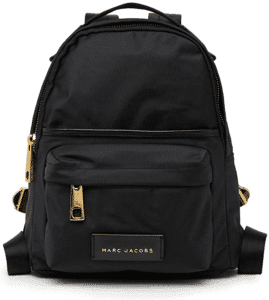 Marc Jacobs Nylon Varsity Small Backpack, Black