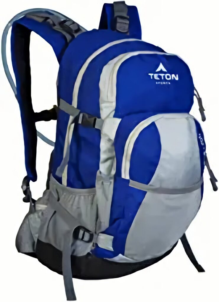 TETON Sports Oasis 1200 Hydration Pack; Free 3-Liter Hydration Bladder; For Backpacking, Hiking, Running, Cycling, and Climbing