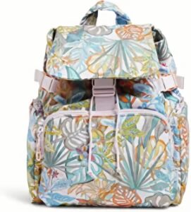 kid's Backpack | Vera Bradley Utility Backpack, Rain Forest Canopy-Recycled Cotton
