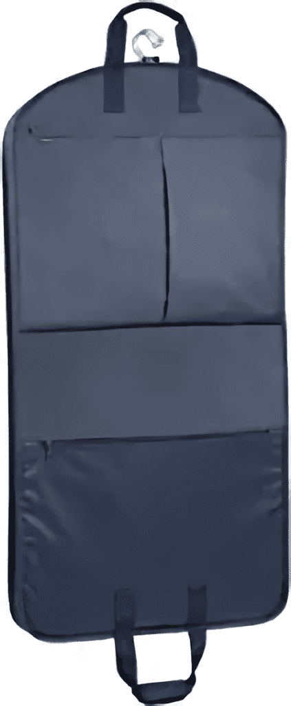 WallyBags Large Capacity Travel Garment Bag with Pockets, Navy, 45-inch