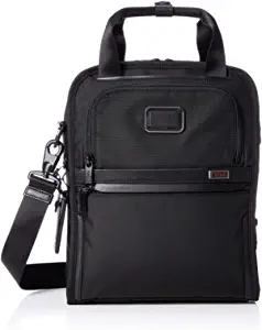 TUMI - Alpha 3 Medium Travel Tote - Satchel Crossbody Bag for Men and Women - Black
