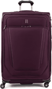 Travelpro Crew Versapack Softside Expandable Spinner Wheel Luggage, Perfect Plum, Checked-Large 29-Inch