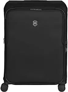 Victorinox 610969 Connex Expandable Softside Suitcase with ID Tag, 28.3-inch Black