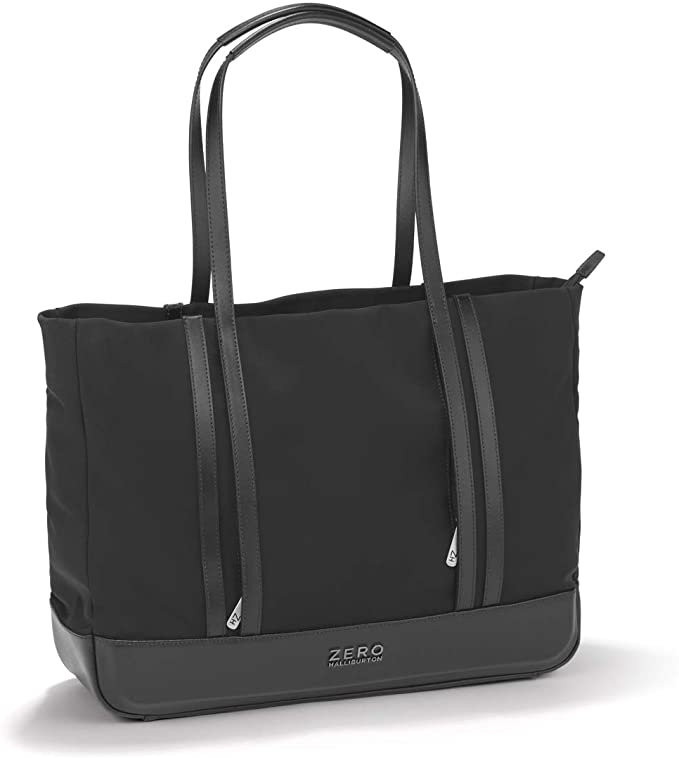 ZERO Halliburton The Journal Soft Nylon Travel Bag (Black, Tote)