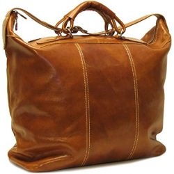 Floto Luggage Piana Tote Travel Bag, Olive Honey Brown, Large
