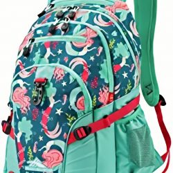 High Sierra Loop-Backpack, School, Travel, or Work Bookbag with tablet-sleeve, Mermaid, One Size